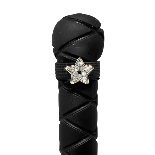Dubois Cheval Crop Charm - Silver Sparkly Star