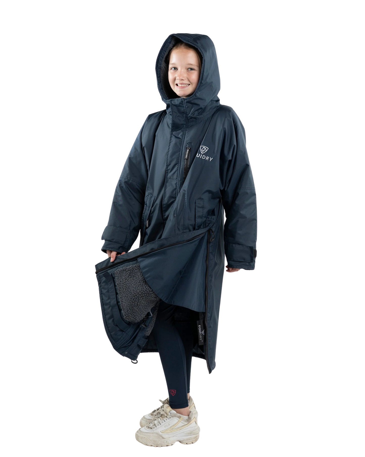 EquiDry Children's Thick Fleece Evolution - Navy