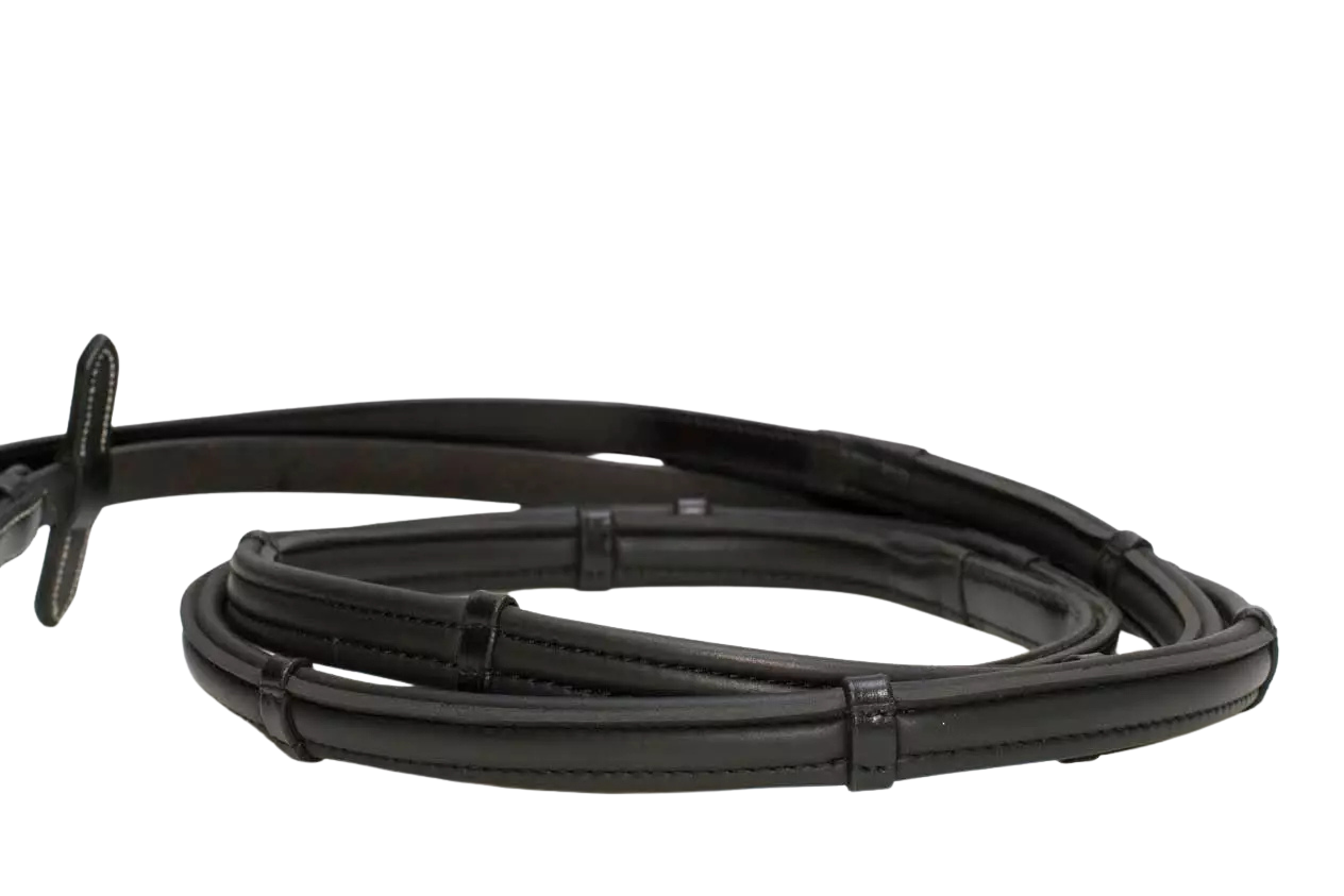 ThinLine Classic Wrapped Reins With Buckle End & Stops