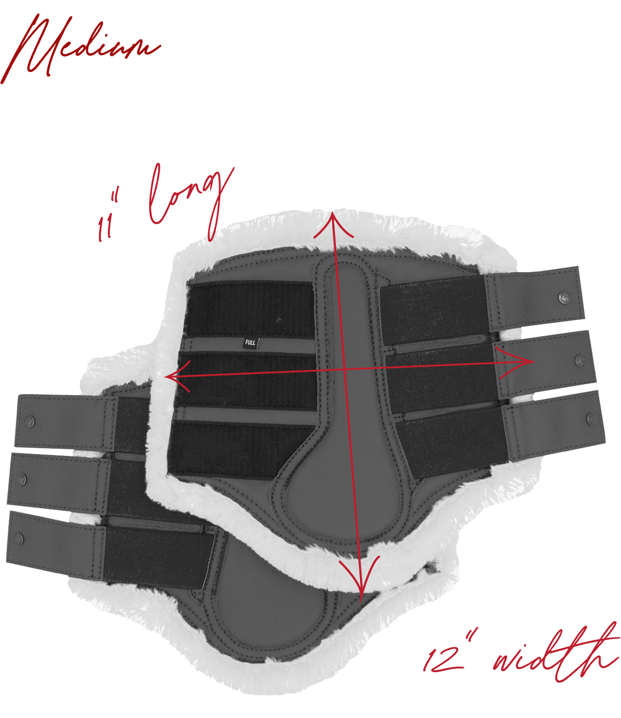 16 Cypress Leatherette Brushing Boots - Cognac