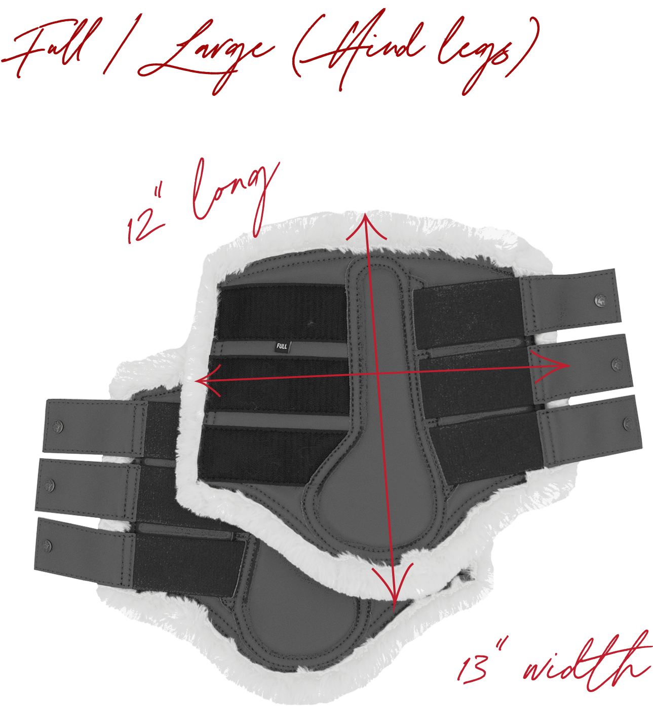 16 Cypress Leatherette Brushing Boots - Cognac