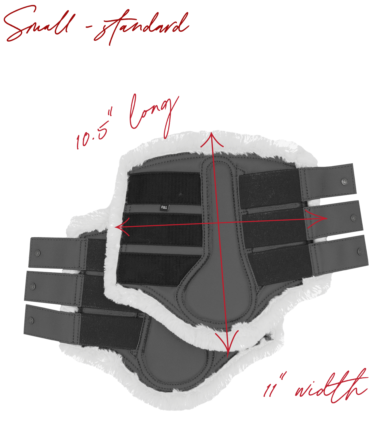 16 Cypress Leatherette Brushing Boots - Cognac