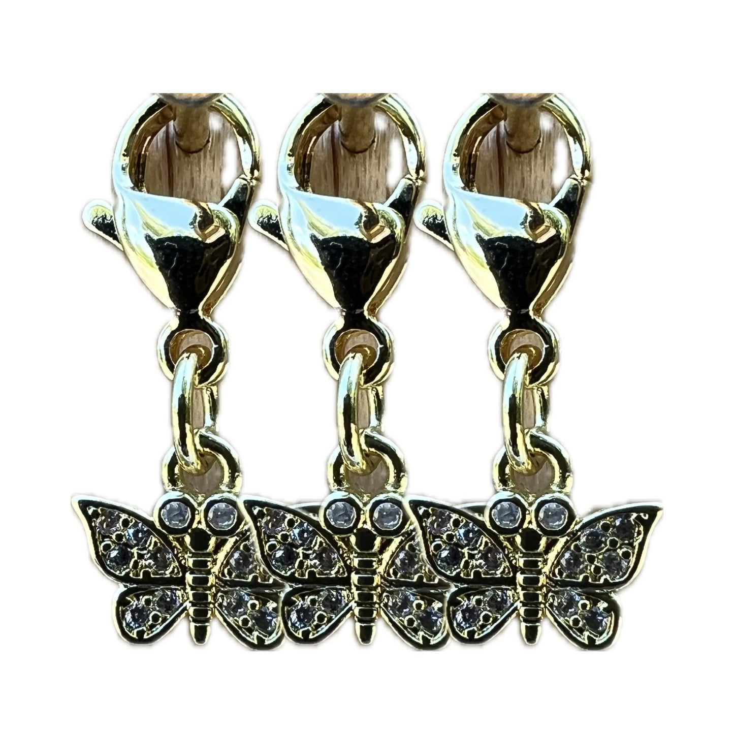 Dubois Cheval Braiding Charm - Sparkly Butterfly