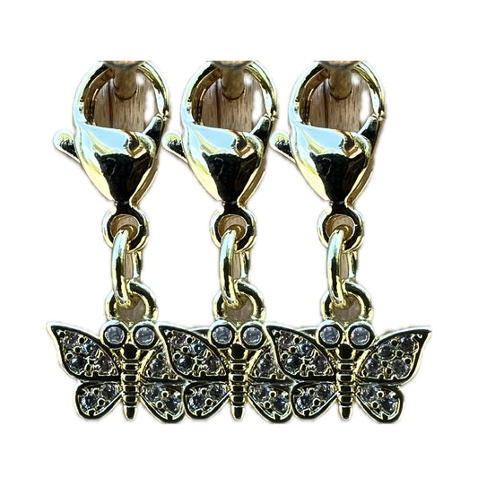 Dubois Cheval Braiding Charm - Sparkly Butterfly