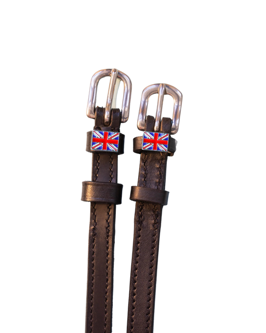 Dreamers & Schemers Spur Straps - UK Flag