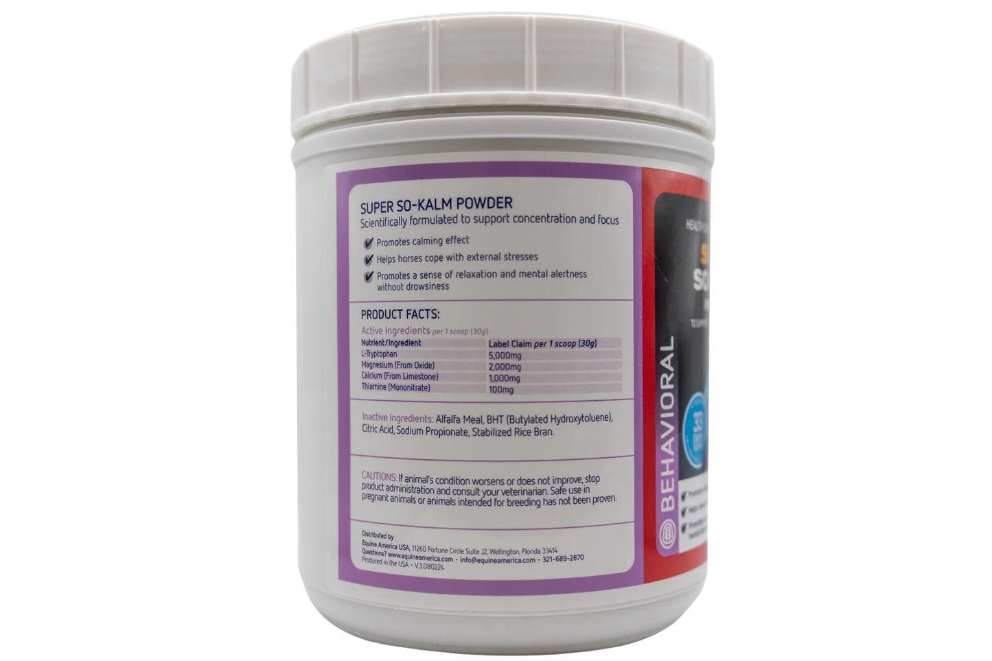 Equine America Super So-Kalm Powder