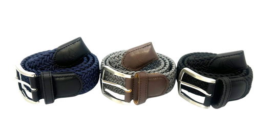 KL Select Silky Stretch Belt - Black