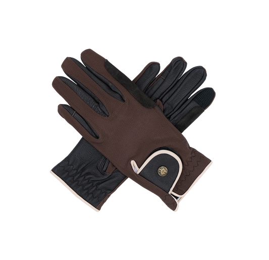 16 Cypress Riding Gloves - Tobacco