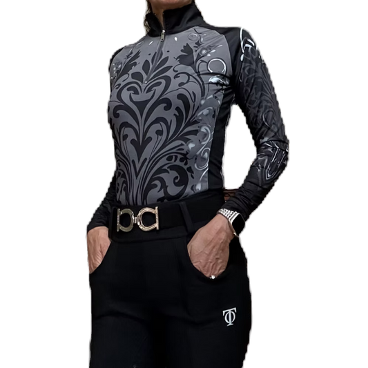 THEO Equestrian Shades of Grey Shirt