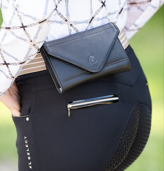 KL Select Phone Pocket - Black & Black Patent