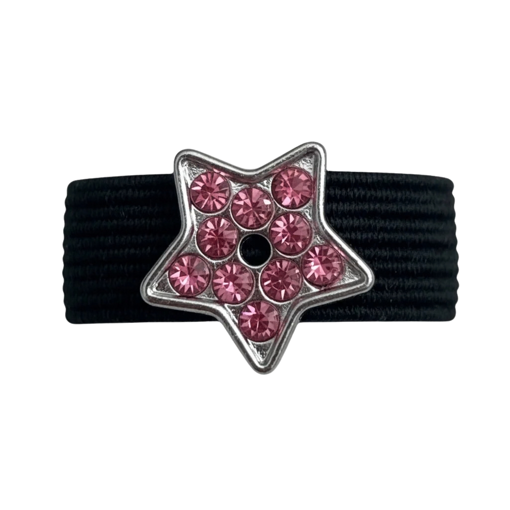 Dubois Cheval Crop Charm - Pink Sparkly Star