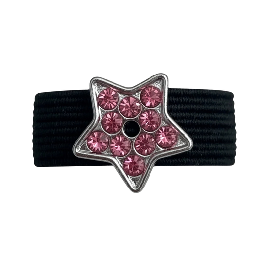 Dubois Cheval Crop Charm - Pink Sparkly Star