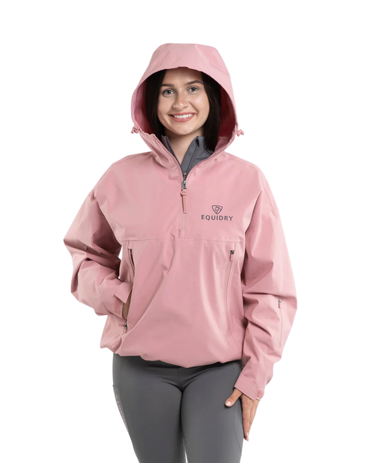 EquiDry Women's Waterproof Storm Smock - Pale Pink