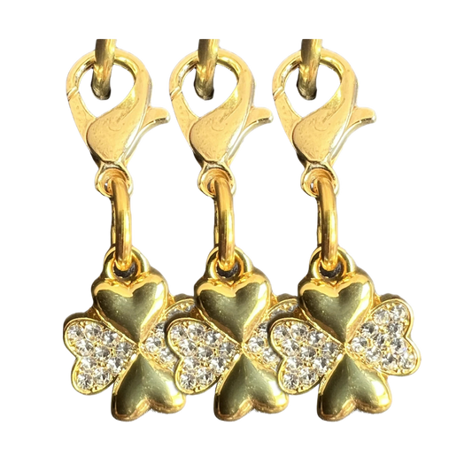Dubois Cheval Braiding Charm - Sparkly Clover