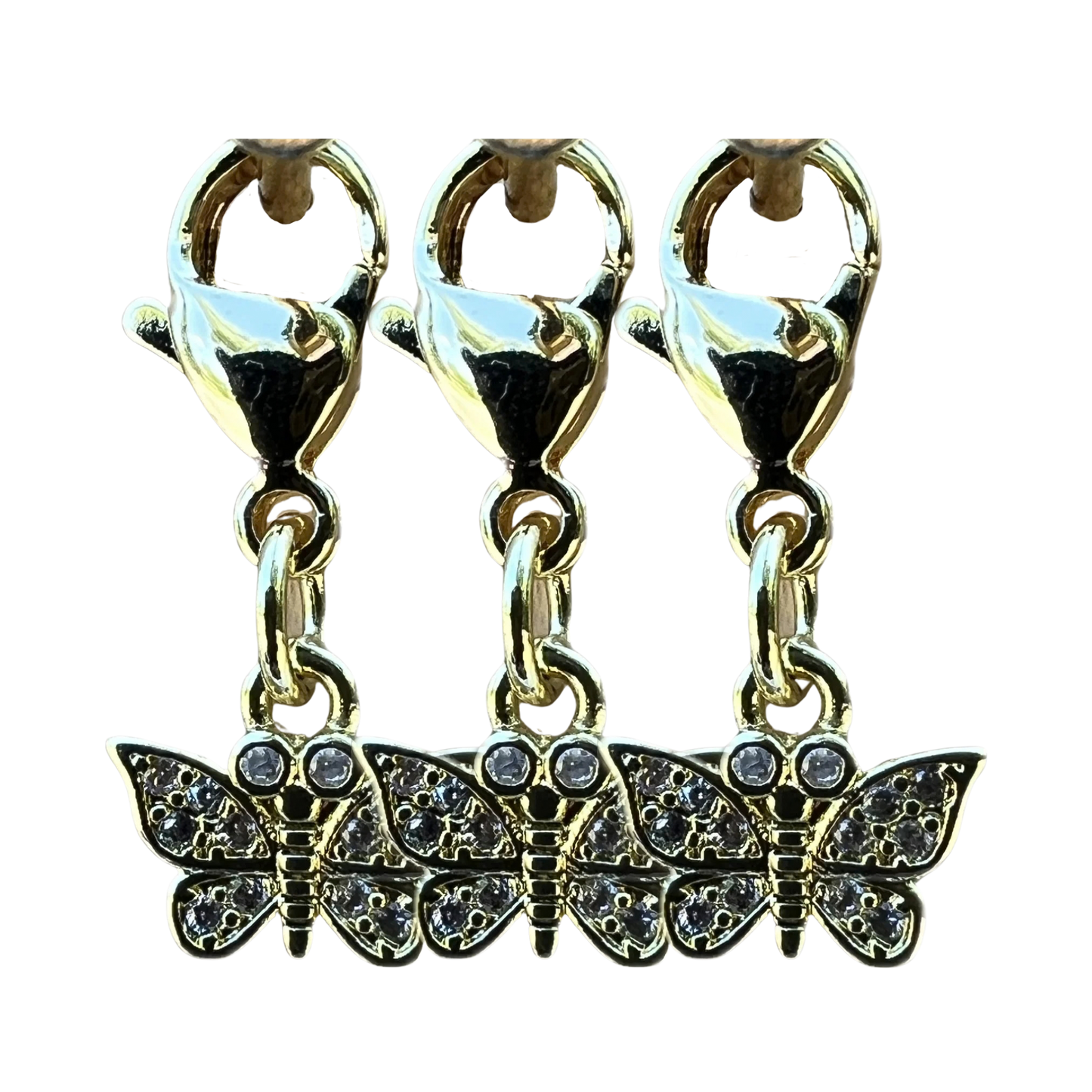 Dubois Cheval Braiding Charm - Sparkly Butterfly