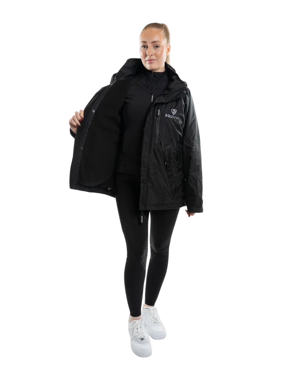 EquiDry Shortie Thin Fleece - Black