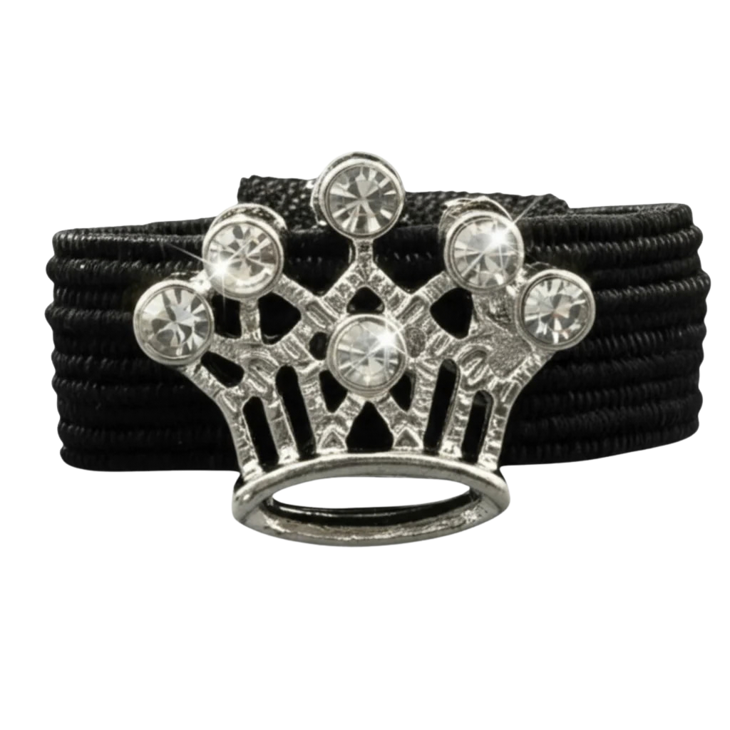 Dubois Cheval Crop Charm - Silver Crown