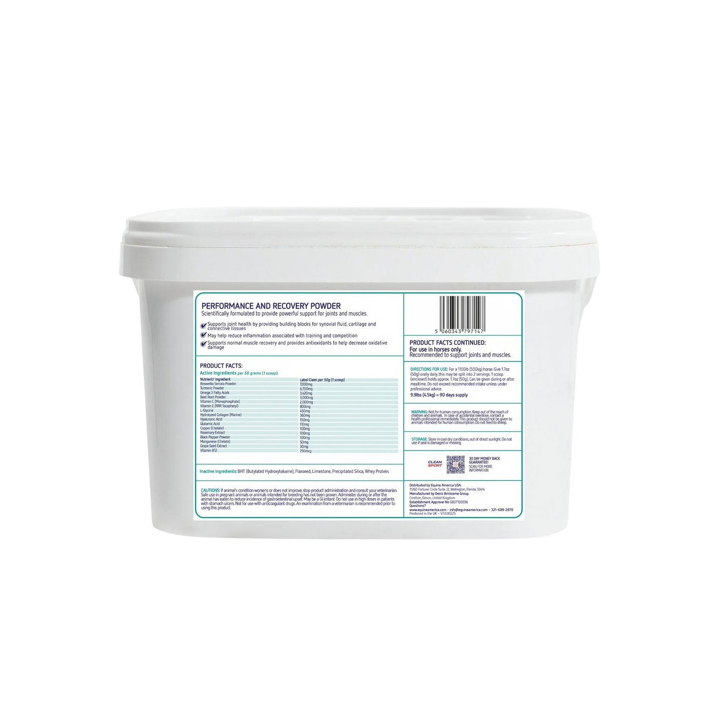 Equine America Performance and Recovery 9 kg
