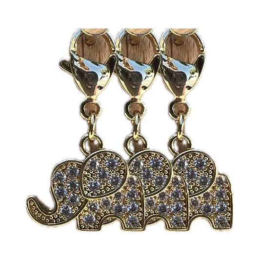 Dubois Cheval Braiding Charm - Sparkly Elephant