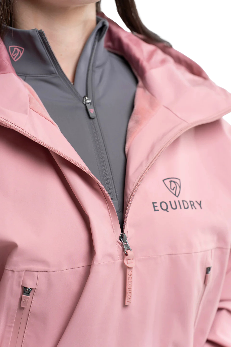 EquiDry Waterproof Storm Smock - Pale Pink