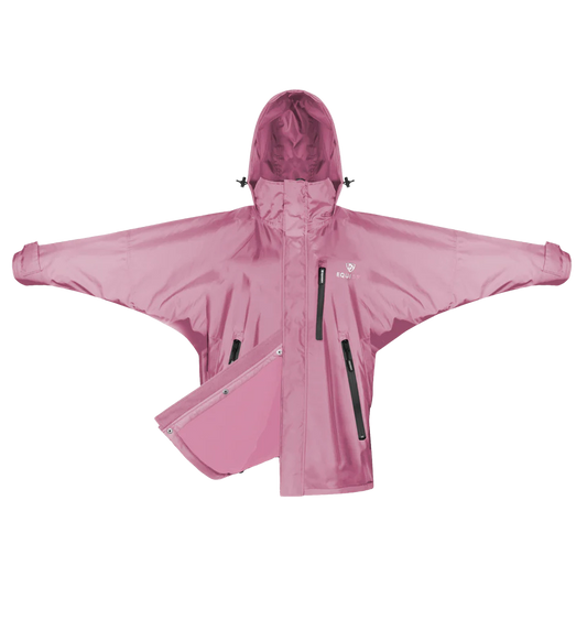 EquiDry Children's Shortie Waterproof Jacket - Dusky Pink