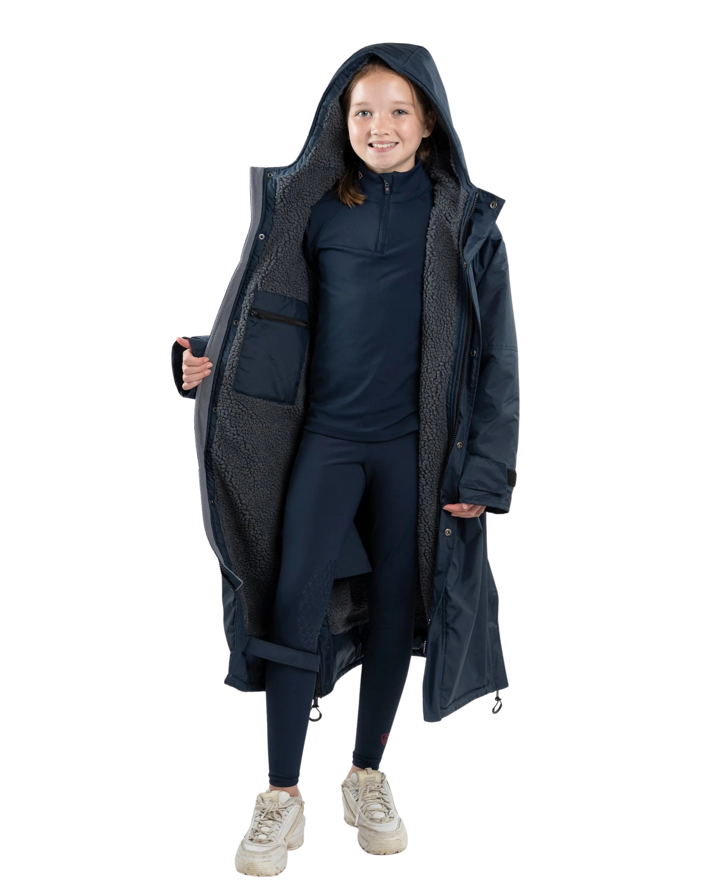 EquiDry Children's Thick Fleece Evolution - Navy