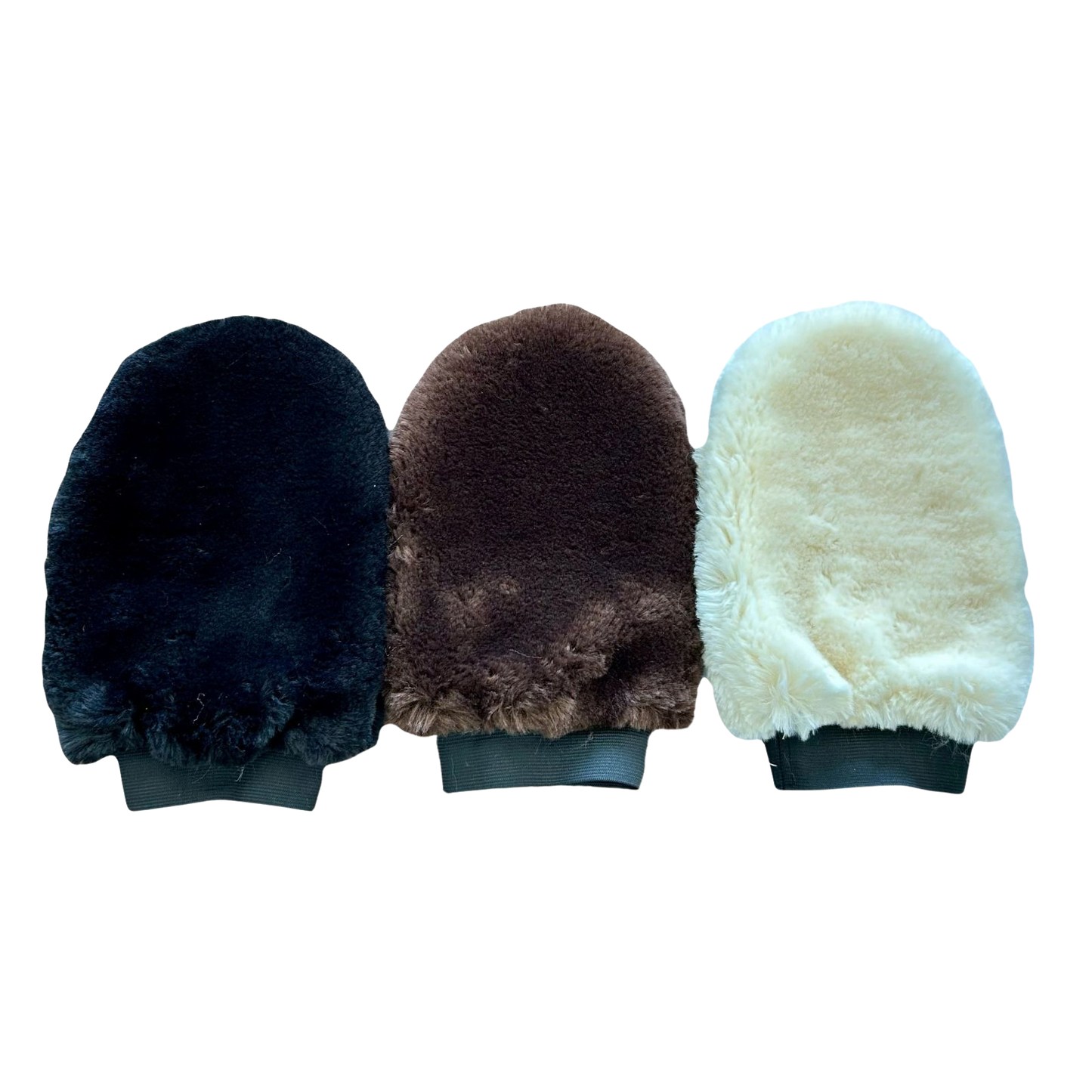 KM Elite Teddy Soft Grooming Mitt