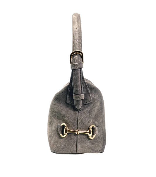Tucker Tweed Bethany Bit Bag - Suede