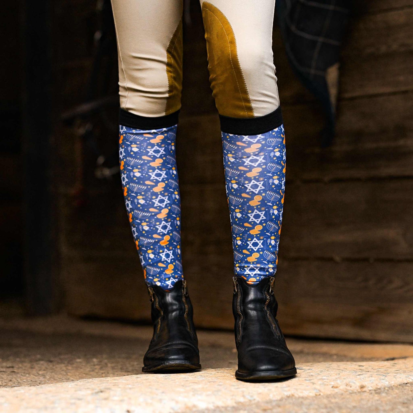 Dreamers & Schemers a Pair & Spare Socks - Keep Calm & Dreidel On