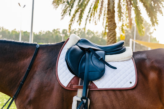 16 Cypress Jumper Pad - White & Cognac