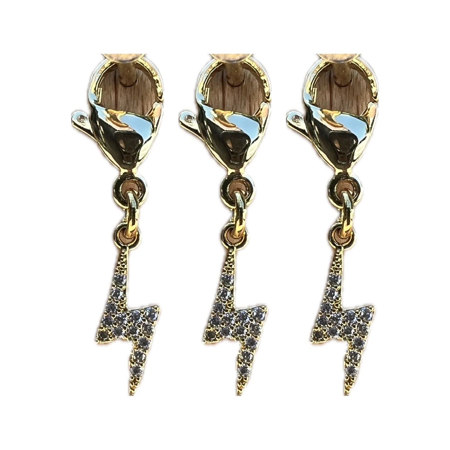 Dubois Cheval Braiding Charm - Sparkly Lightening Bolt