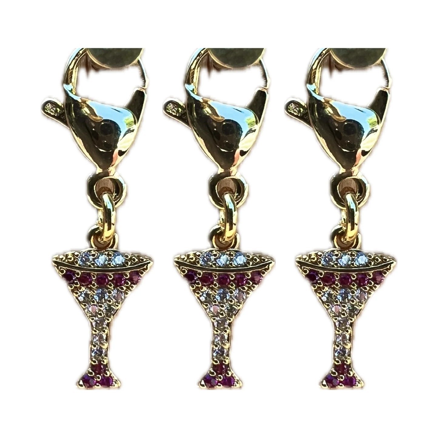 Dubois Cheval Braiding Charm - Sparkly Martini