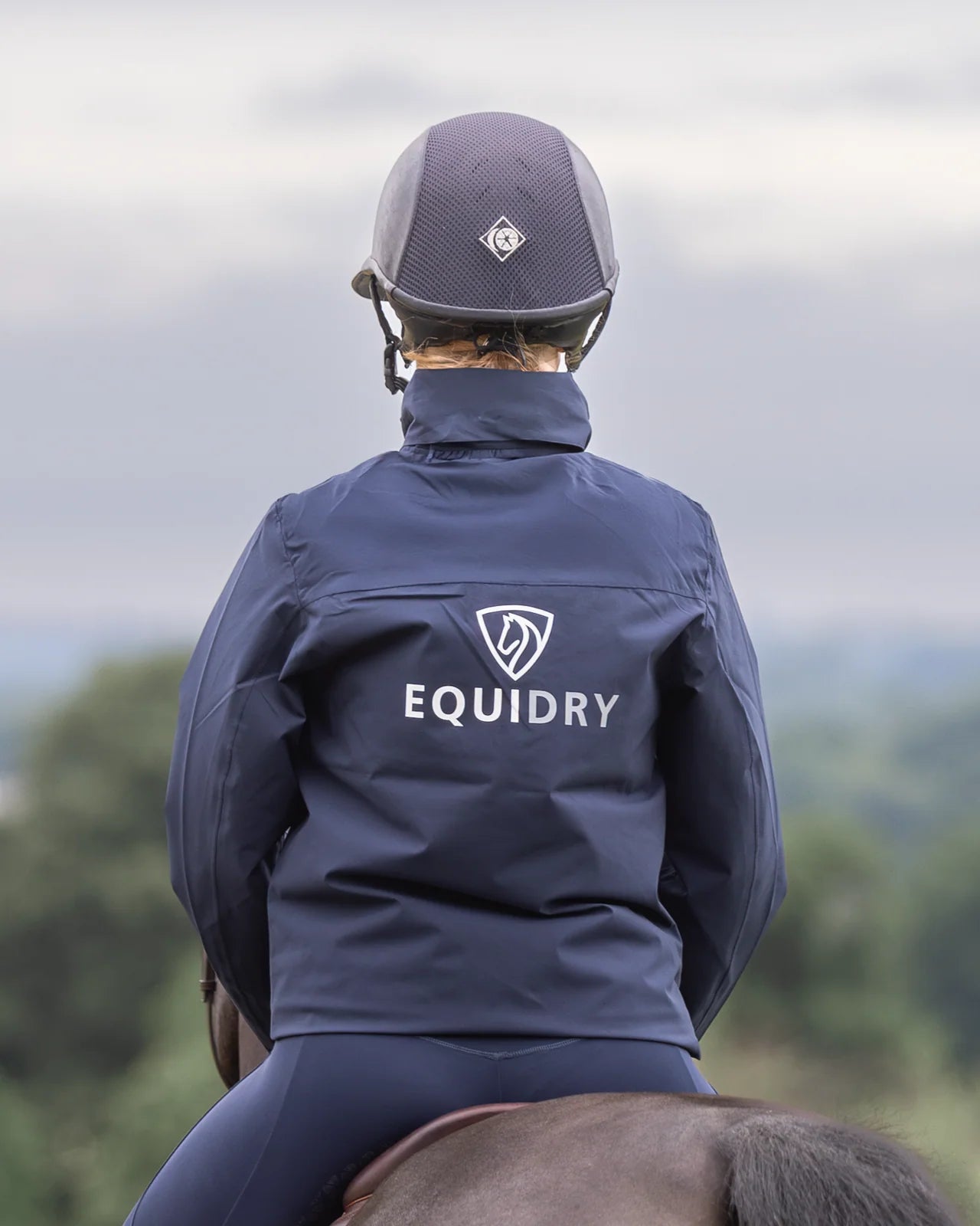 EquiDry Unisex Nimbus Pack Away Jacket - Black