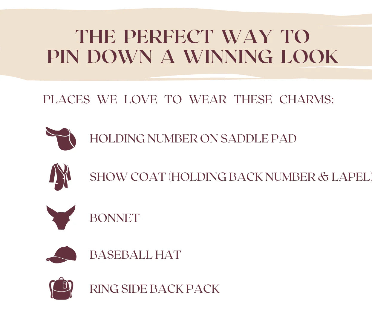 Dubois Cheval Number Pin Charm - Shining Star