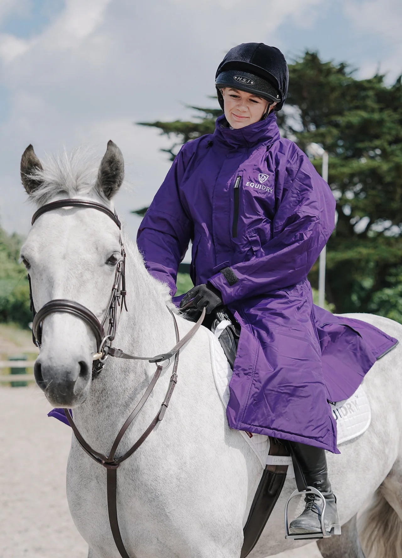 EquiDry Evolution Thin Fleece - Purple