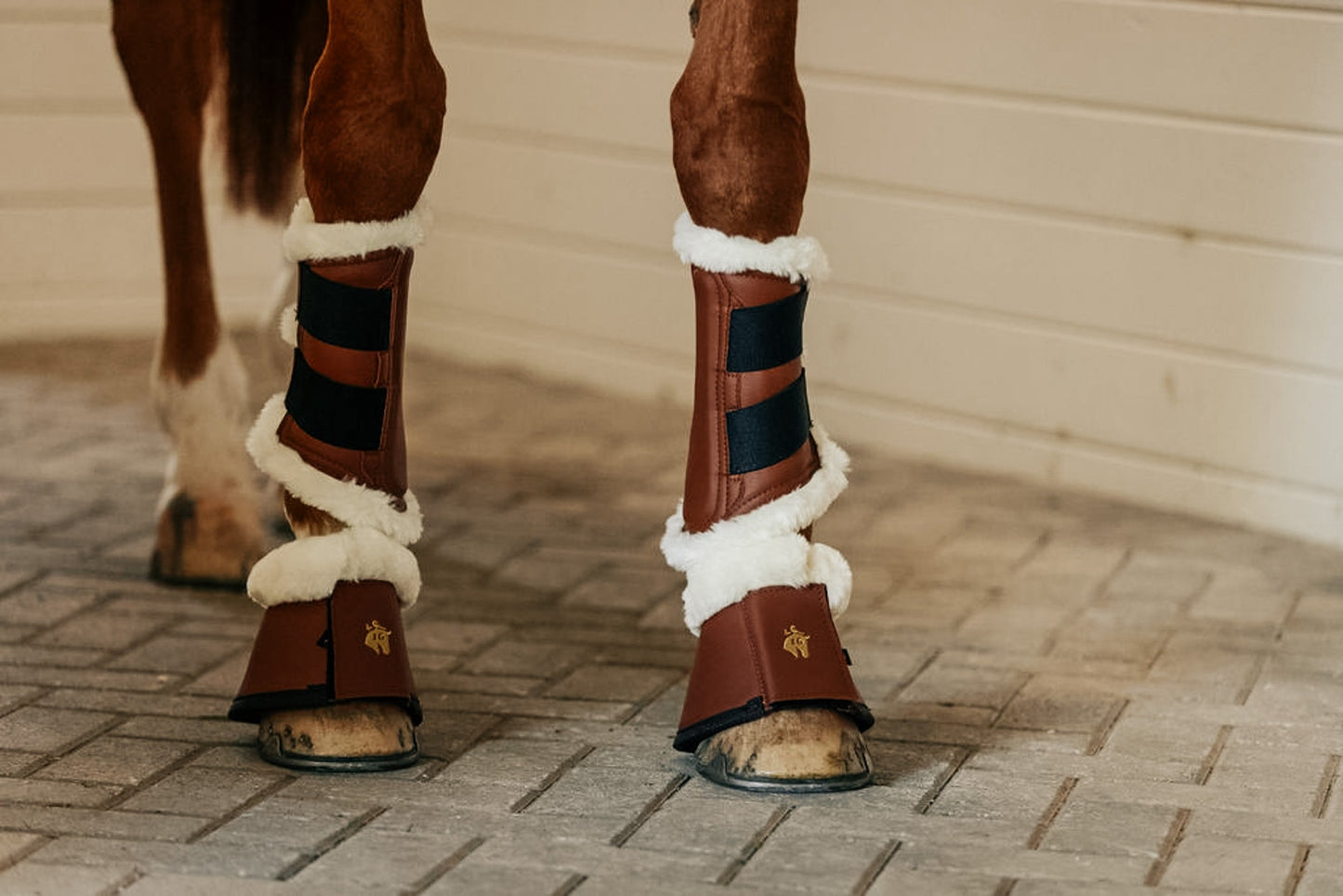 16 Cypress Leatherette Bell Boots - Hickory