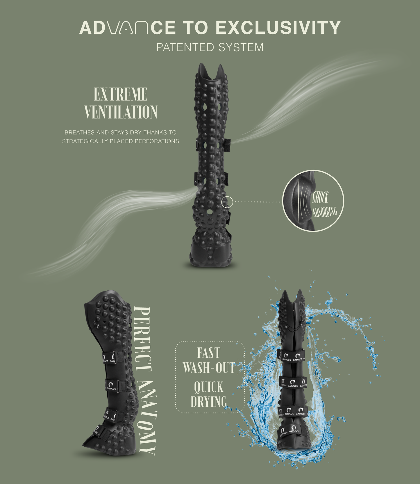 Gatusos Shipping Boots - Front