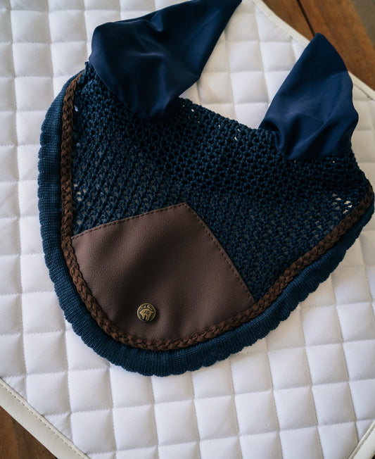 16 Cypress Ear Net - Navy & Hickory