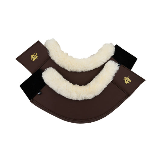 16 Cypress Leatherette Bell Boots - Hickory