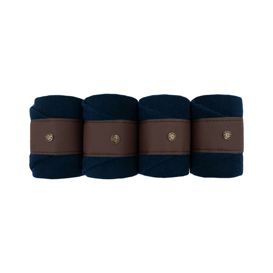 16 Cypress Leatherette Polos - Navy & Hickory