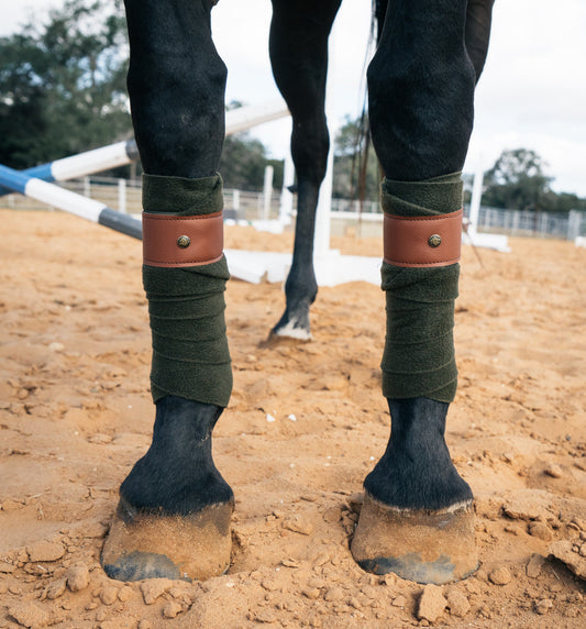 16 Cypress Leatherette Polos - White