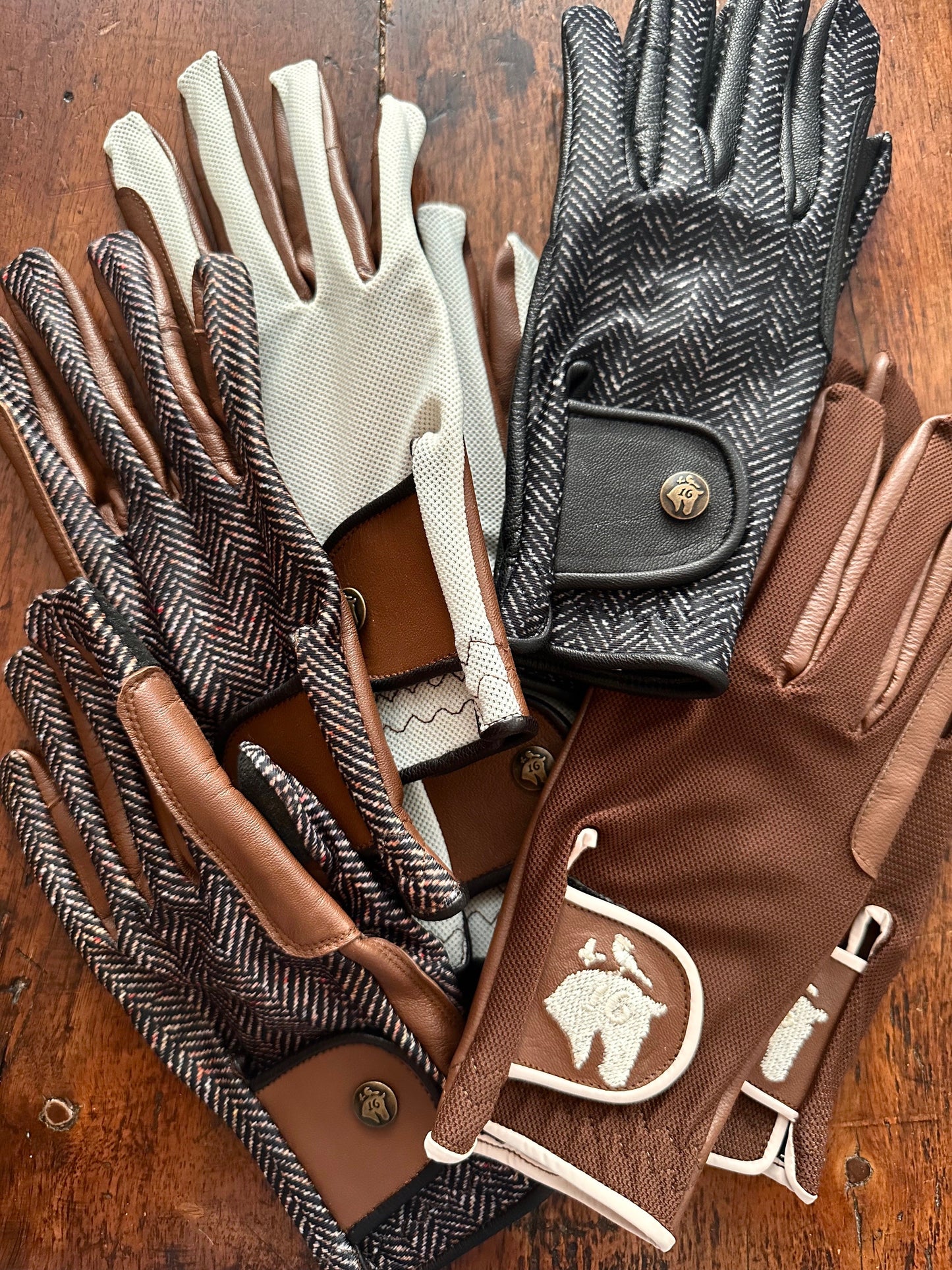 16 Cypress Riding Gloves - Cognac