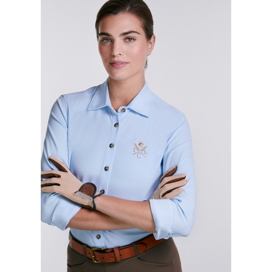 16 Cypress Sport Piqué Shirt Button Down Shirt - Oxford Blue
