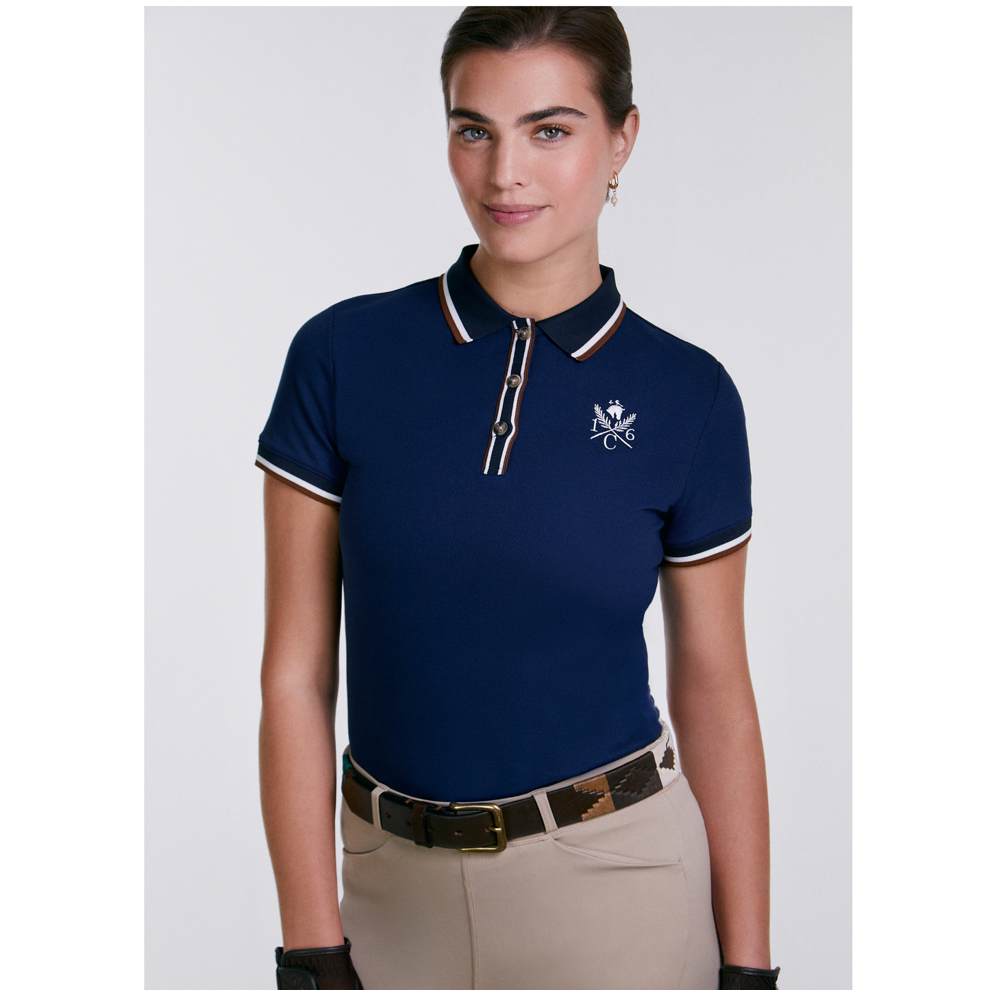 16 Cypress Sport Piqué Polo Shirt, Navy