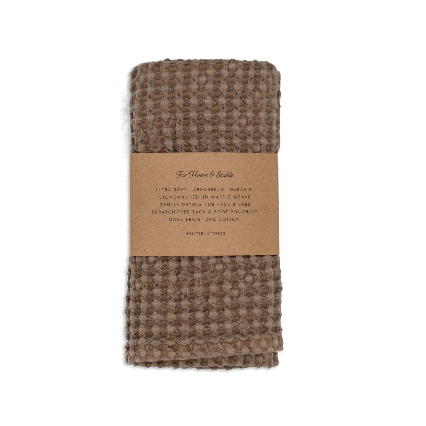 16 Cypress Cotton Waffle Stable Towel - Hazel