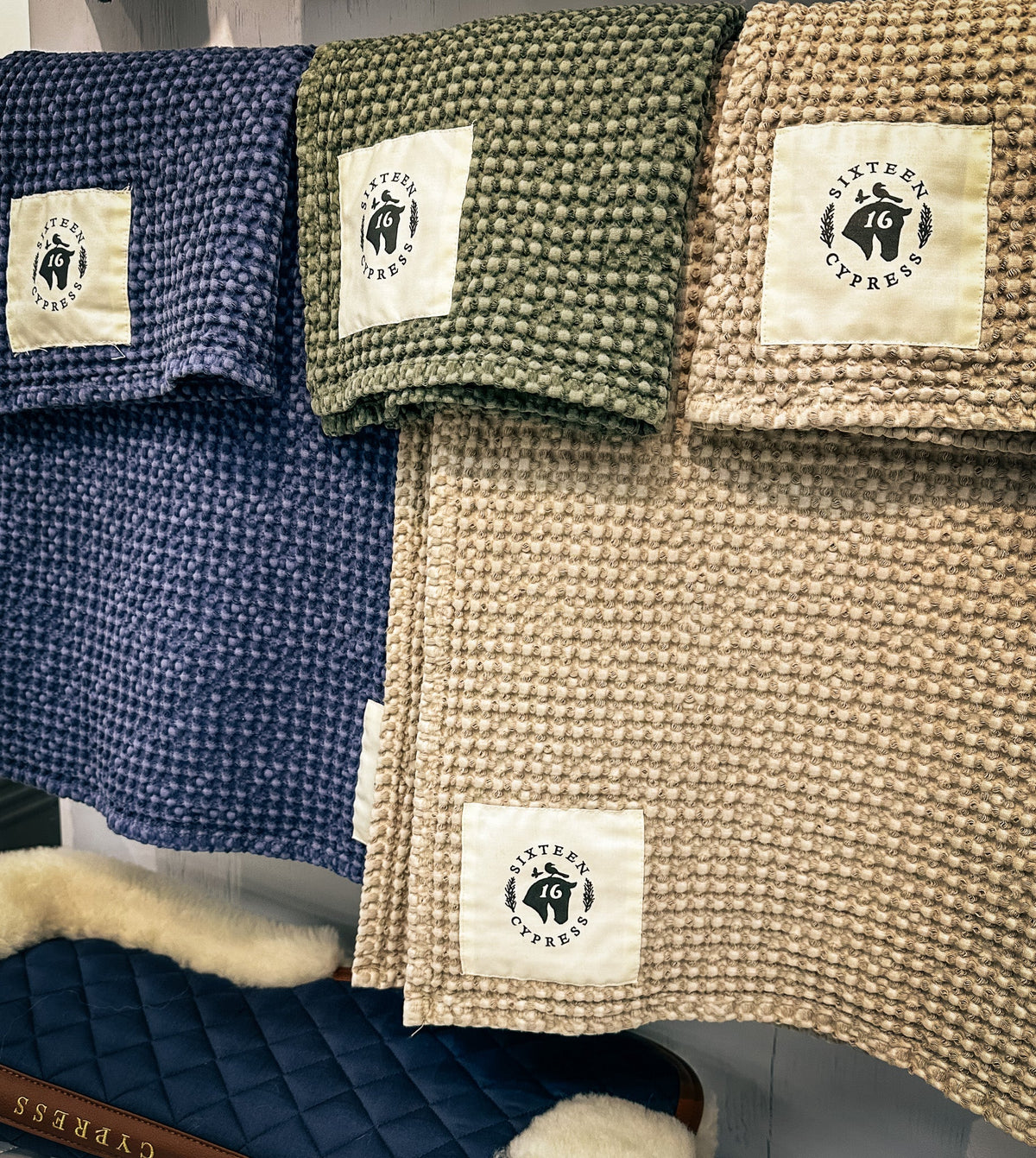 Sixteen Cypress Stable Towel - Indigo