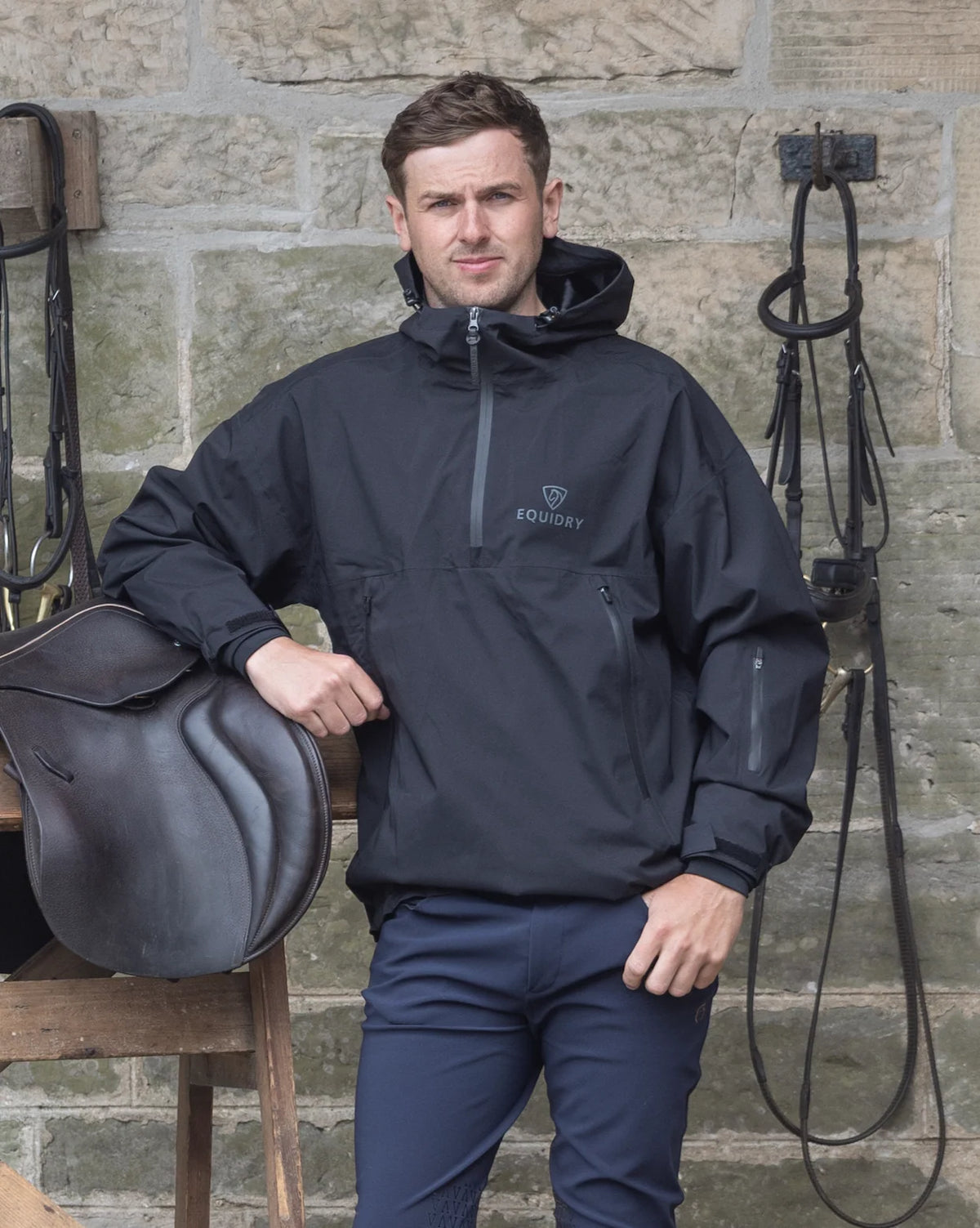 EquiDry Waterproof Storm Smock - Black