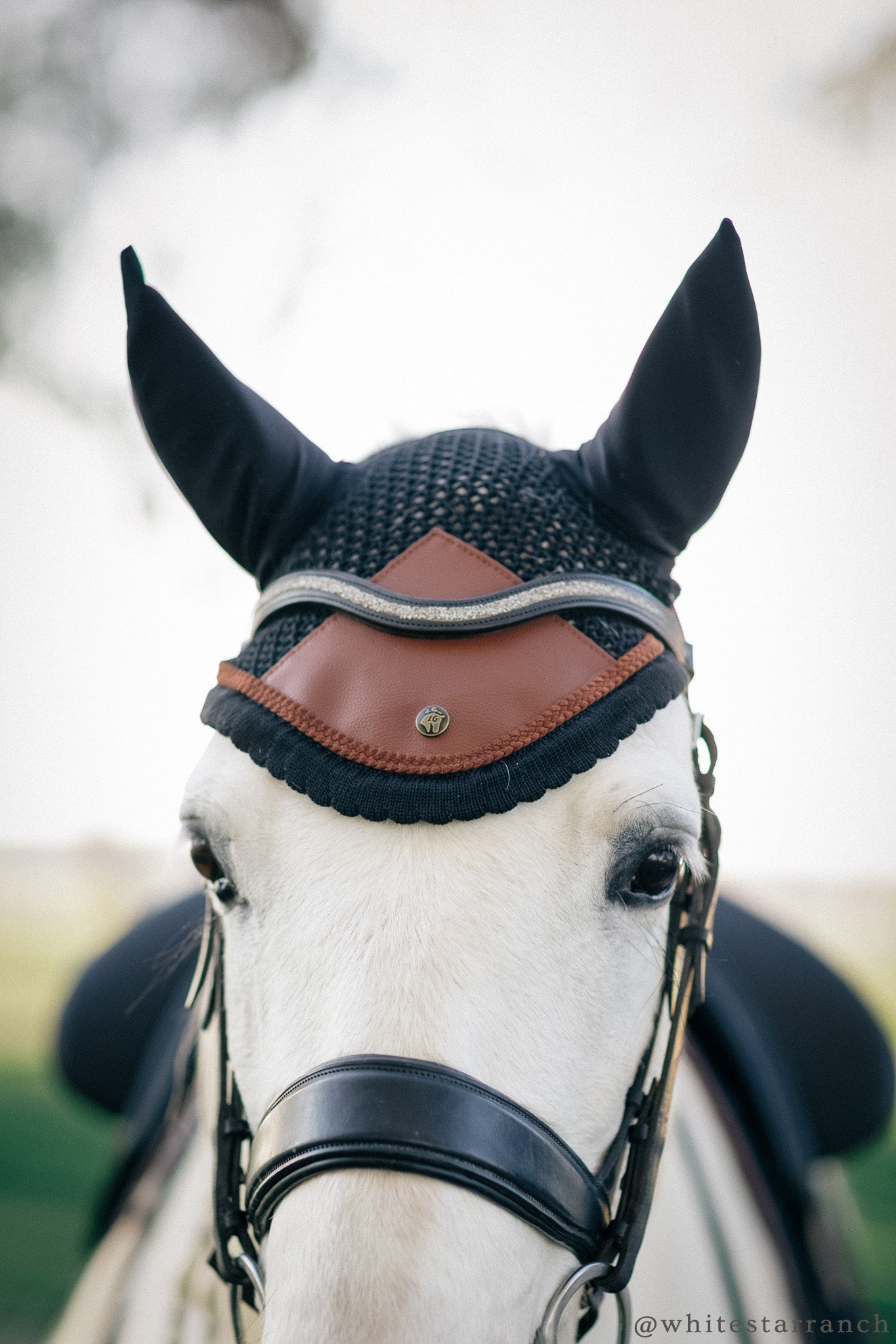 16 Cypress Ear Net - Navy & Hickory
