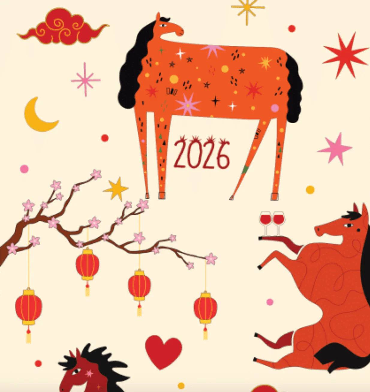 Dreamers & Schemers Pair & Spare Socks - Year of the Horse