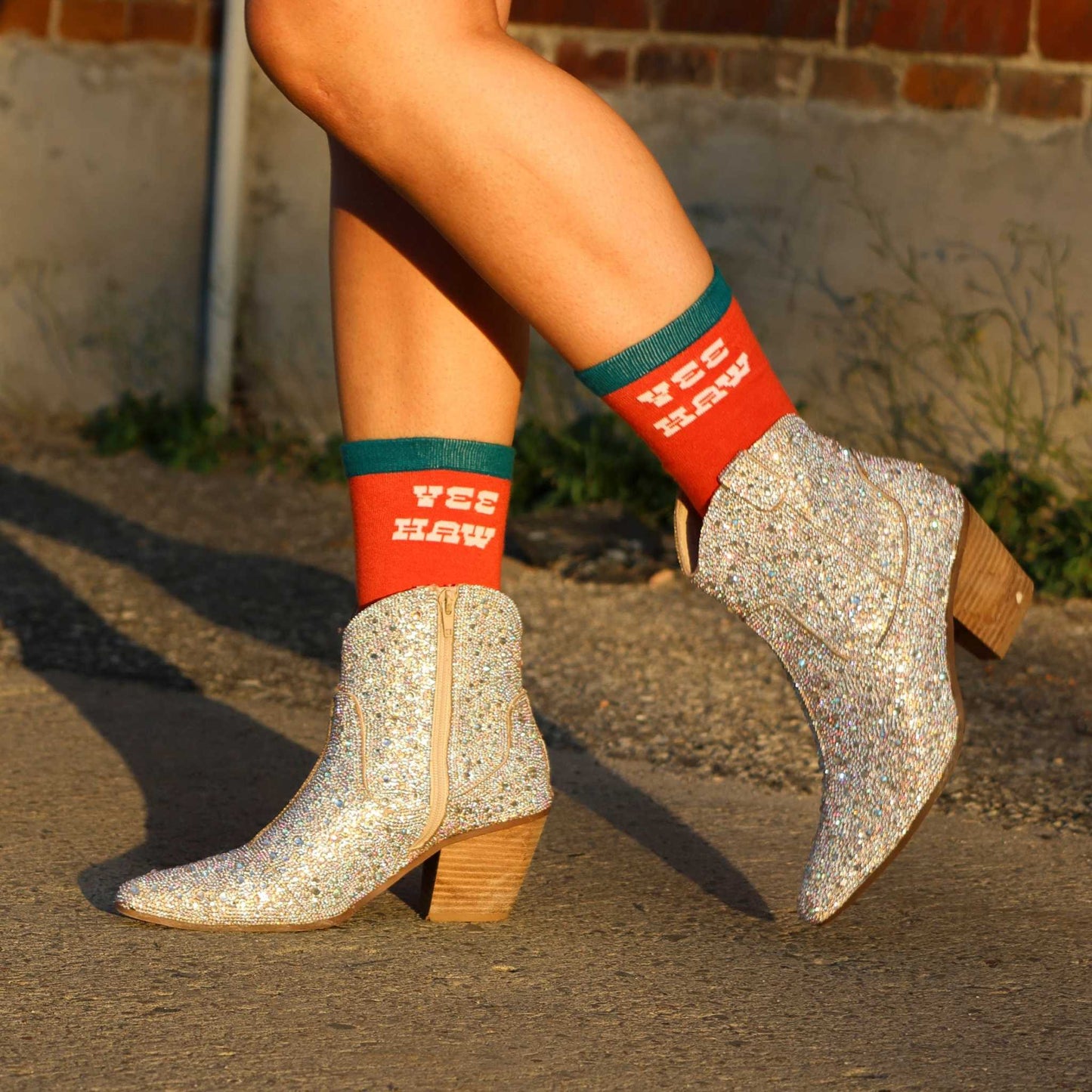 Dreamers & Schemers Yee Haw - Crew Socks